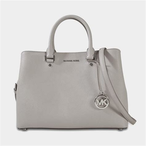 michael kors purses savannah pearl grey and black|Savannah Michael Kors Handbags for Women .